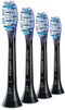 Philips Sonicare Premium GumCare G3 - Opzetborstels voor Elektrische Tandenborstel - 7x gezonder tandvlees - Zwart (4 stuks)