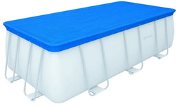 Bestway Flowclear - Afdekhoes zwembad 396 x 185 cm - Geschikt voor 404 cm - Zwart