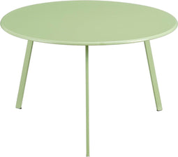 Mica Decorations Seatle Bijzettafel voor Buiten - H38 x Ø58 cm - Metaal - Mintgroen