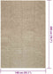vidaXL - Vloerkleed - ZIZUR - beige - binnen - en - buiten - 140x200 - cm - jute - look