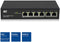 ACT AC4430 - Unmanaged Switch - 6x 10/100Mbps - 4x PoE+ (30W) (60W totaal)