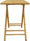 vidaXL - Tuintafel - inklapbaar - 110x55x75 - cm - bamboe