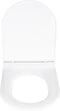 WENKO Habos - WC bril - Easy-Close sluiting - Fix-Clip bevestiging RVS - Wit