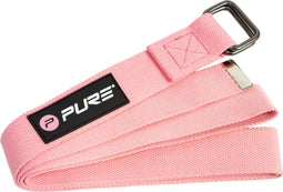 Pure2Improve Yoga Riem - voor Stretch oefeningen - 180 cm - Roze