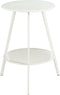 Mica Decorations Tuintafel Seatle - 46x46x58 cm - Ijzer - Wit