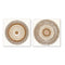 Schilderij Home ESPRIT Beige Natuurlijk Cirkels Scandinavisch 80 x 3 x 80 cm (2 Stuks)