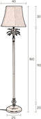 Dutchbone Cresta Vloerlamp/ Staande lamp - Zwart