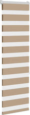 vidaXL - Zebra - Blind - 45x150 - cm - stofbreedte - 40,9 - cm - polyester - zandbruin
