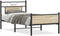 vidaXL - Bedframe - zonder - matras - hout - sonoma - eikenkleurig - 90x200 - cm