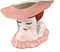 PTMD Lady Pink Ceramic Women With Hat Pot
