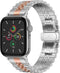 Selencia Jubilee stalen bandje - Geschikt voor Apple Watch 1, 2, 3, 4, 5, 6, 7, 8, 9, 10 (42 mm), SE - 38/40/41 mm - Zilver - One Size