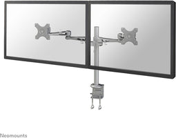 Neomounts FPMA-D935D - Monitorarm voor 2 schermen - 14-27 inch - 0-6 kg/scherm - zilver
