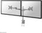 Neomounts FPMA-D935D - Monitorarm voor 2 schermen - 14-27 inch - 0-6 kg/scherm - zilver