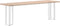 vidaXL - Console - tafelpoten - 2 - st - T-vormig - 25x28x(72-73) - cm - staal - wit