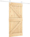 vidaXL - Schuifdeur - met - beslag - 90x210 - cm - massief - grenenhout