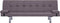 vidaXL - Slaapbank - met - twee - kussens - polyester - taupe