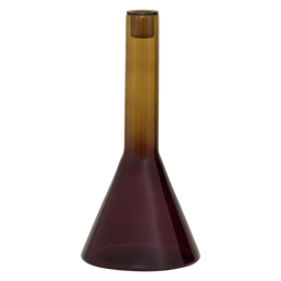 Urban Nature Culture - Kaarsenhouder Frisk - Gerecycled glas - Prune Ø 13 x 27 CM
