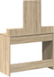 vidaXL - Kaptafel - met - LED-lampe - Sonoma - Eiken - 100x41x140 - cm