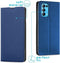 iMoshion Hoesje Geschikt voor Oppo Find X3 Lite Hoesje Met Pasjeshouder - iMoshion Slim Folio Bookcase - Donkerblauw