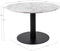 House Nordic Salontafel Bolzano Marmerlook Wit/Zwart Ø70cm