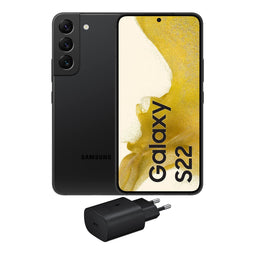 Samsung Galaxy S22 5G - Smartphone - 128 GB - 6,1-inch Dynamic AMOLED 2X - 4 camera's - zwart (Phantom Black) (Italiaanse versie)