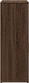 vidaXL - Dressoir - 60x30x84 - cm - bewerkt - hout - bruin - eikenkleur
