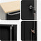 vidaXL - Gereedschapskast - met - Wielen - en - Vergrendelbaar - Zwart - 75x45x85 - cm - Staal