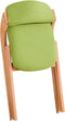 Sobuy - Opvouwbare Houten Stoel - Gewatteerde Zitting en Rugleuning - B47 x D57 x H79 cm