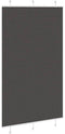 vidaXL - Plissé - rolgordijn - 115x200cm - stofbreedte - 114,4cm - polyester - zwart