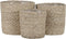 Mica Decorations Atlantic Plantenmand - Set van 3 - Jute - Crème (set van 3)