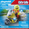 PLAYMOBIL City Life Noodmotorfiets met zwaailicht - 71205
