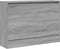 Schoenenkast 80x21x57 cm bewerkt hout grijs sonoma eikenkleur