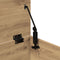 vidaXL - Opbergbank - met - Deksel - Artisan - Eiken - 100x42x46 - cm - Engineered - Hout