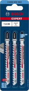 Bosch EXPERT Vezelpleister T 141 HM - Decoupeerzaagblad - Hardmetaal - (3 stuks)