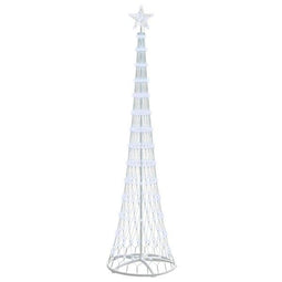 LED Kerstboom met 290 LED Koudwit 70 x 70 x 250 cm Metaal
