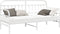 vidaXL - Ligbedframe - in - Wit, - 75x190 - cm, - Van - Staal