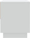 vidaXL - Nachtkastjes - 2 - st - 45x34x44 - cm - bewerkt - hout - wit