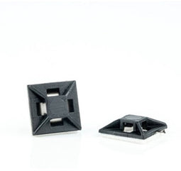 Plakzadel 12x12 mm zwart 100 stuks