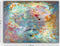 Kunst & Decoratie - Scratch Art Decoratief Canvas Schilderij - Veelkleurig Ontwerp - Ideale Woonaccessoire, Afmeting 70x100x3 cm