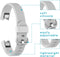 iMoshion Bandje Geschikt voor Fitbit Alta HR / Alta - iMoshion Siliconen bandje - Wit