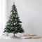 Kunstkerstboom met sneeuweffect en dennenappels - 120 cm