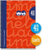 Schrift Lamela Rood 5 Stuks Quarto