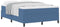 vidaXL - Bedframe - Blauw - 160x200 - cm - Corduroy - Stof