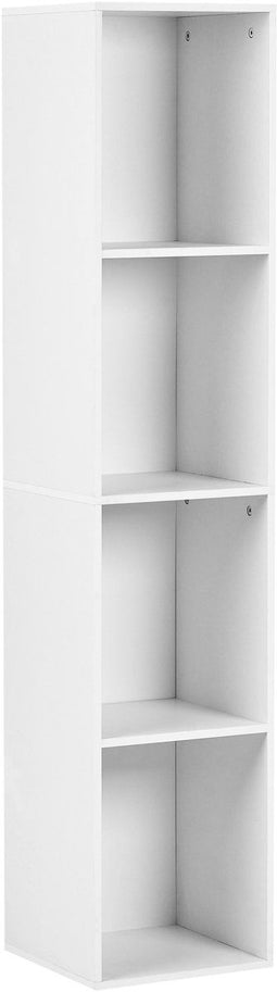 Boekenkast met 4 planken WINNIPEG 143 cm Wit