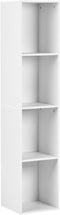 Boekenkast met 4 planken WINNIPEG 143 cm Wit
