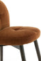 Light&living Eetkamerstoel 59x50x83 cm SINOSA velvet bruin+hout dnkr brn