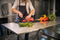 Stainless steel working table foldable
