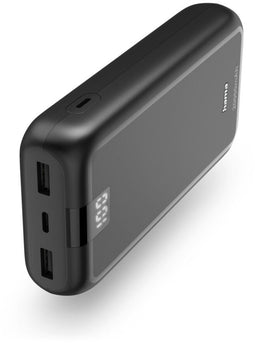Hama Power Pack Performance 20 - Externe Accu 20000mAh - Snel opladen - Anthrazit