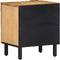 vidaXL - Nachtkastje - 40x33x46 - cm - massief - mangohout - bruin