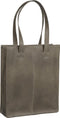 Burkely Michelle - Shopper Laptoptas 13,3 inch - Gepigmenteerd leer - Grijs